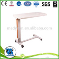 Hot selling heght adjustable hospital over the bed tables